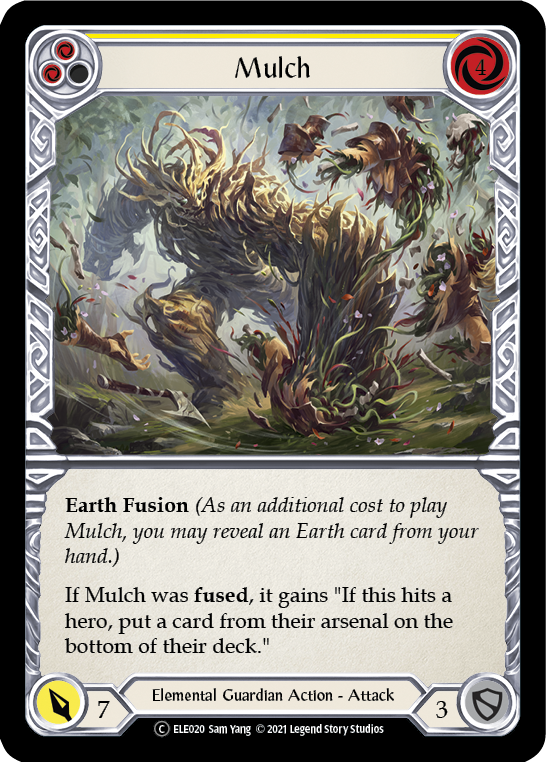 Mulch (Yellow) [U-ELE020] Unlimited Rainbow Foil | Devastation Store
