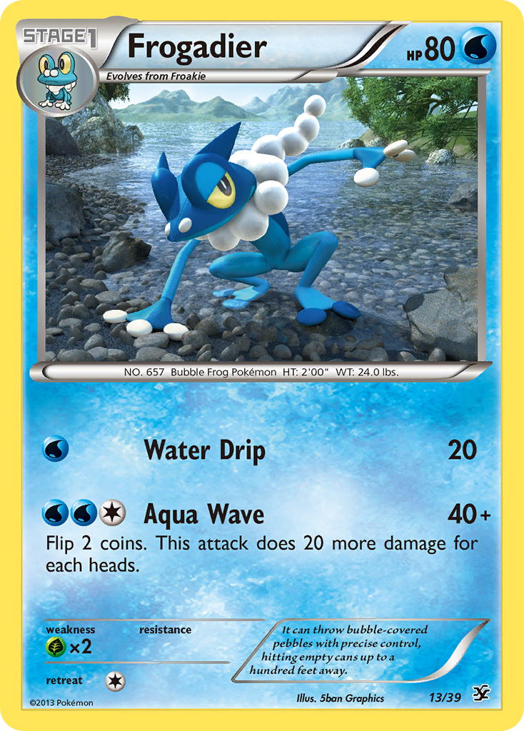 Frogadier (13/39) [XY: Kalos Starter Set] | Devastation Store