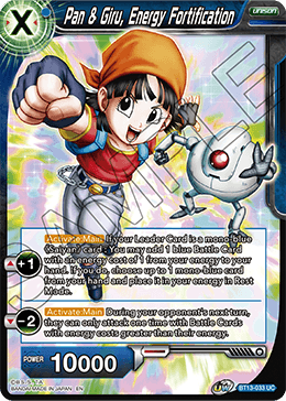 Pan & Giru, Energy Fortification (Uncommon) [BT13-033] | Devastation Store