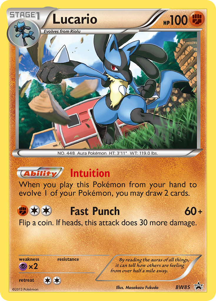 Lucario (BW85) [Black & White: Black Star Promos] | Devastation Store