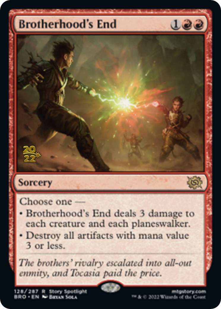 Brotherhood's End [The Brothers' War Prerelease Promos] | Devastation Store