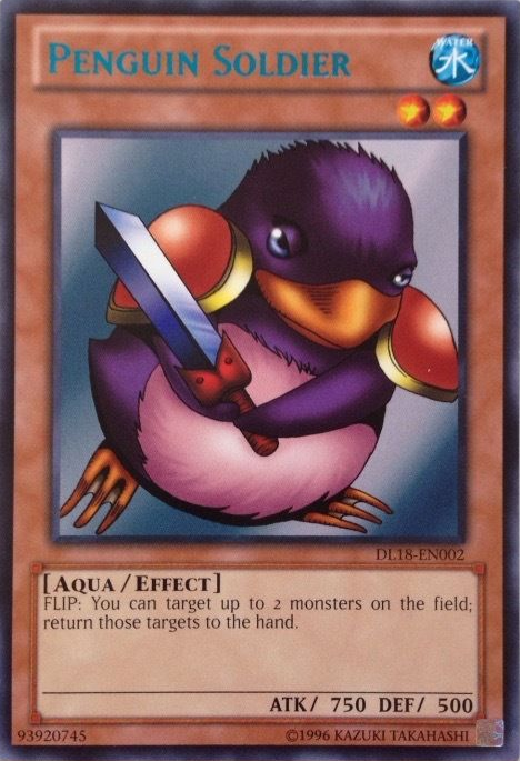 Penguin Soldier (Blue - DL18) [DL18-EN002] Rare | Devastation Store