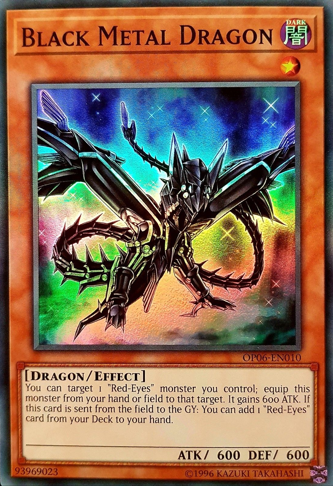 Black Metal Dragon [OP06-EN010] Super Rare | Devastation Store