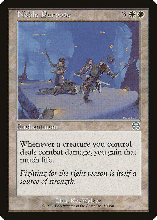 Noble Purpose [Mercadian Masques] | Devastation Store