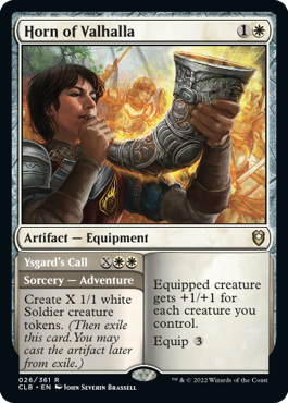 Horn of Valhalla // Ysgard's Call [Commander Legends: Battle for Baldur's Gate] | Devastation Store