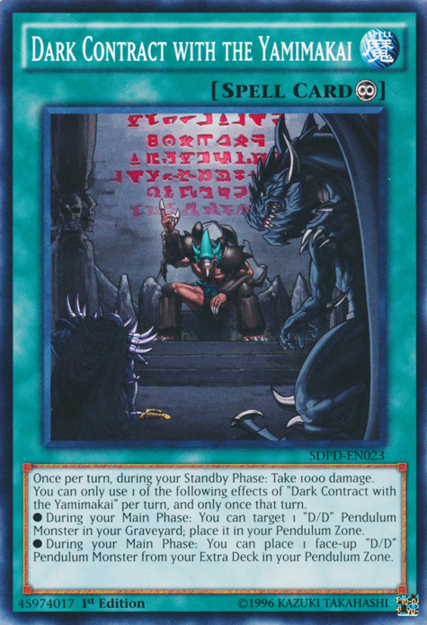 Dark Contract with the Yamimakai [SDPD-EN023] Common | Devastation Store