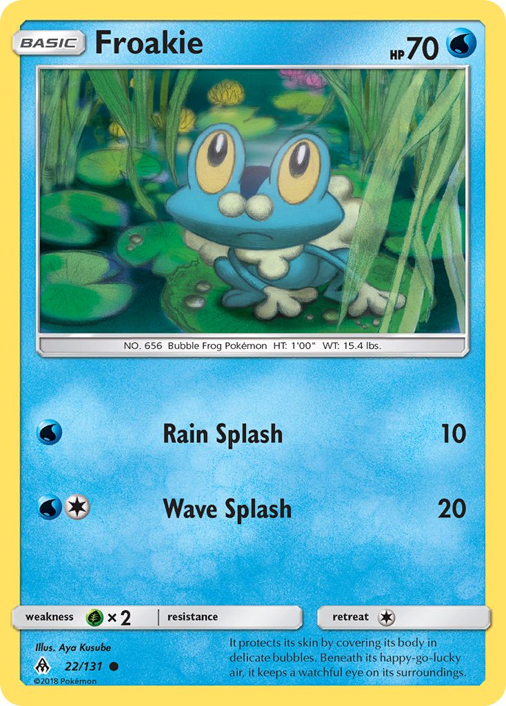 Froakie (22/131) [Sun & Moon: Forbidden Light] | Devastation Store