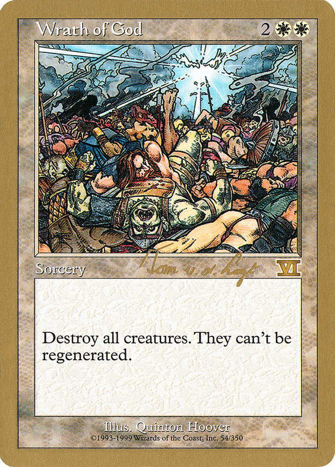 Wrath of God (Tom van de Logt) [World Championship Decks 2000] | Devastation Store