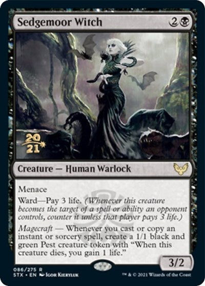 Sedgemoor Witch [Strixhaven: School of Mages Prerelease Promos] | Devastation Store