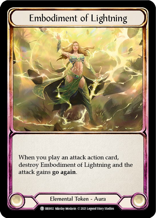 Embodiment of Lightning // Embodiment of Earth [BRI002/BRI003] (Tales of Aria Briar Blitz Deck)  1st Edition Normal | Devastation Store