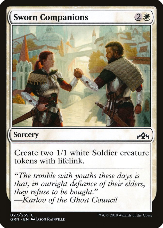 Sworn Companions [Guilds of Ravnica] - Devastation Store | Devastation Store