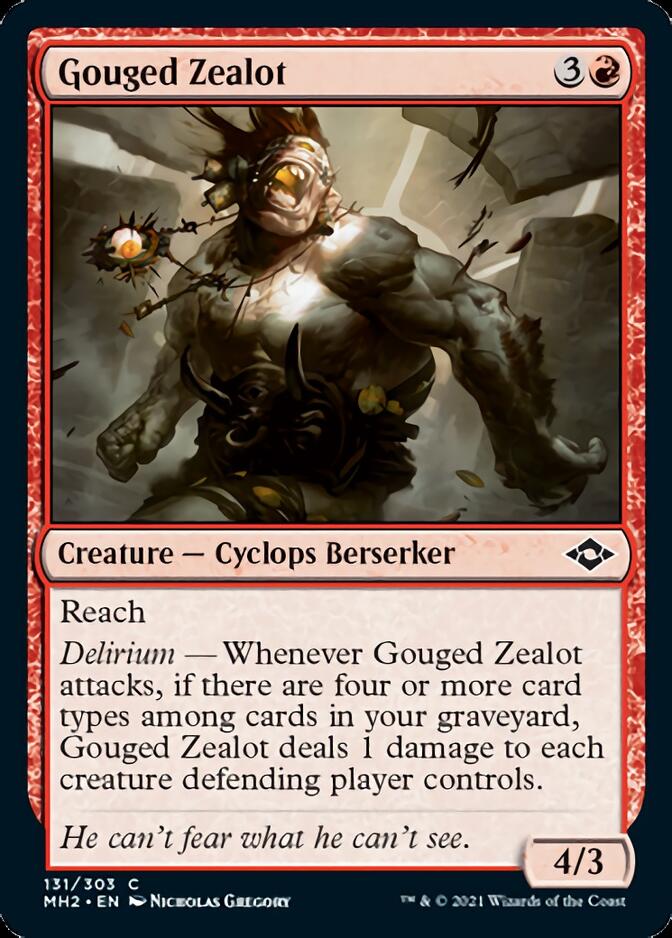 Gouged Zealot [Modern Horizons 2] | Devastation Store