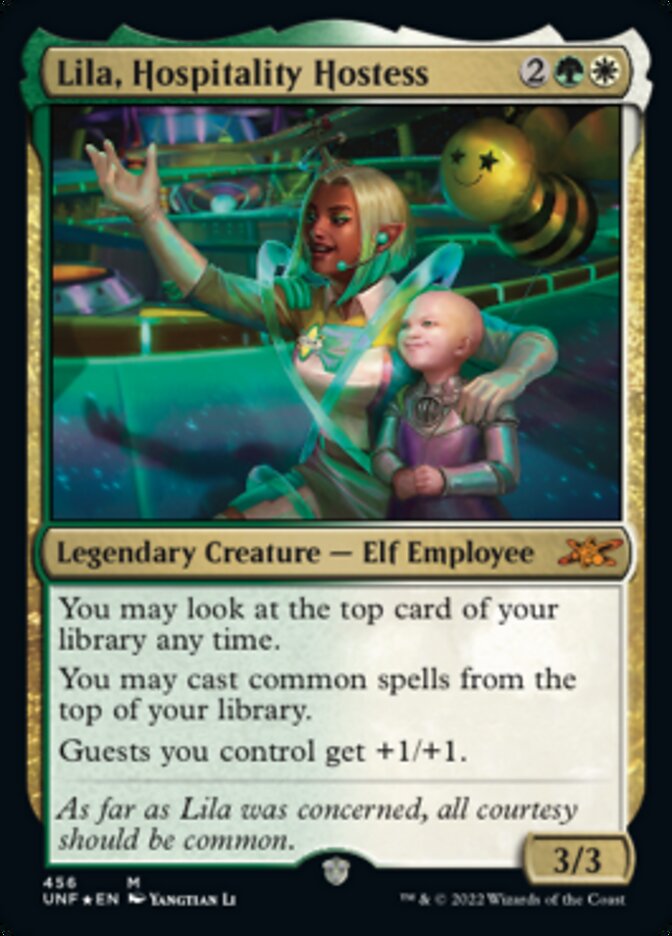 Lila, Hospitality Hostess (Galaxy Foil) [Unfinity] | Devastation Store
