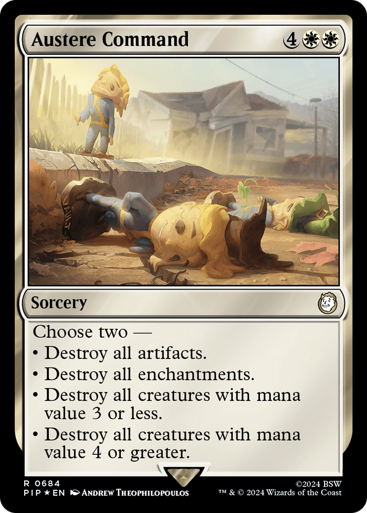 Austere Command (Surge Foil) [Fallout] | Devastation Store