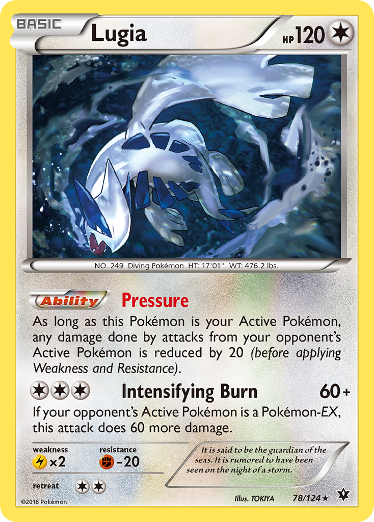 Lugia (78/124) [XY: Fates Collide] | Devastation Store