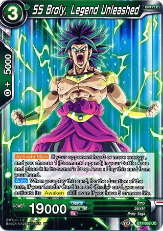 SS Broly, Legend Unleashed [BT7-069] | Devastation Store