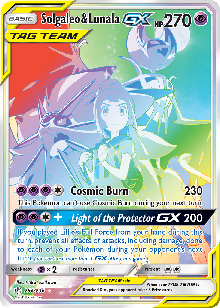 Solgaleo & Lunala GX (254/236) [Sun & Moon: Cosmic Eclipse] | Devastation Store
