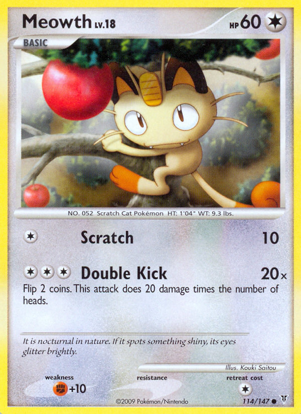 Meowth (114/147) [Platinum: Supreme Victors] | Devastation Store