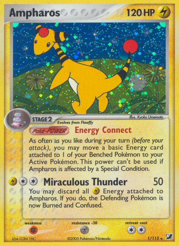 Ampharos (1/115) [EX: Unseen Forces] | Devastation Store