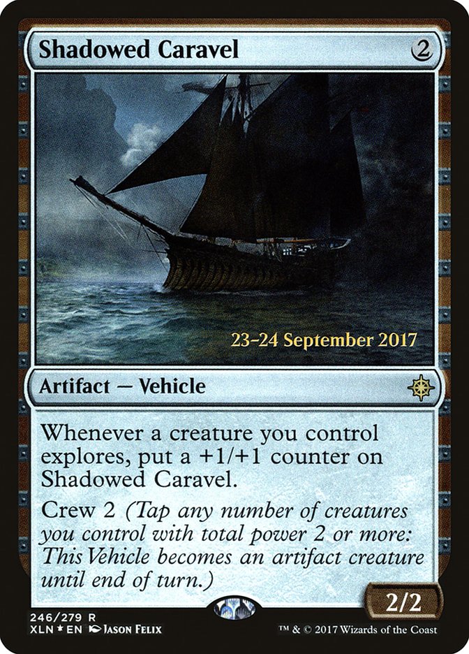 Shadowed Caravel  [Ixalan Prerelease Promos] | Devastation Store