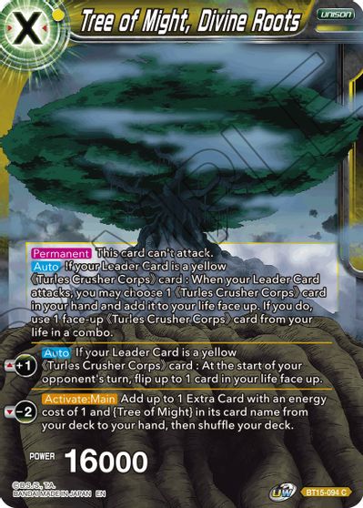 Tree of Might, Divine Roots [BT15-094] | Devastation Store