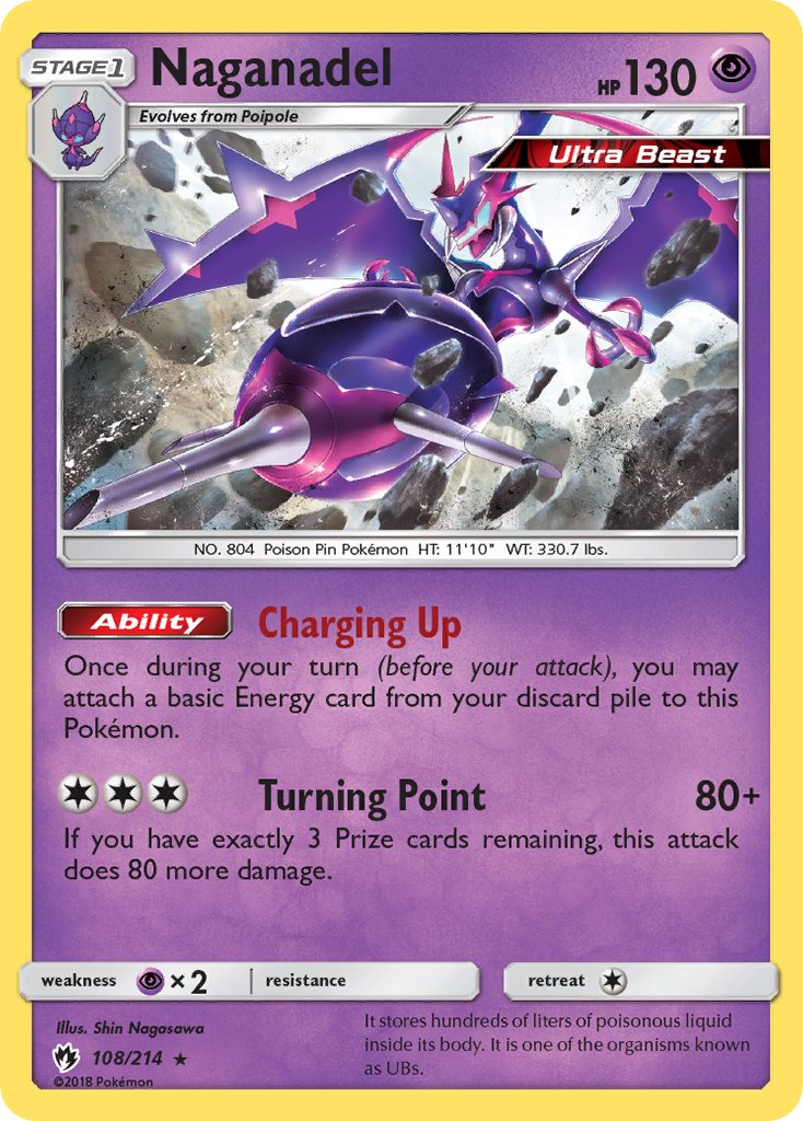 Naganadel(108/214) (Theme Deck Exclusive) [Sun & Moon: Lost Thunder] | Devastation Store