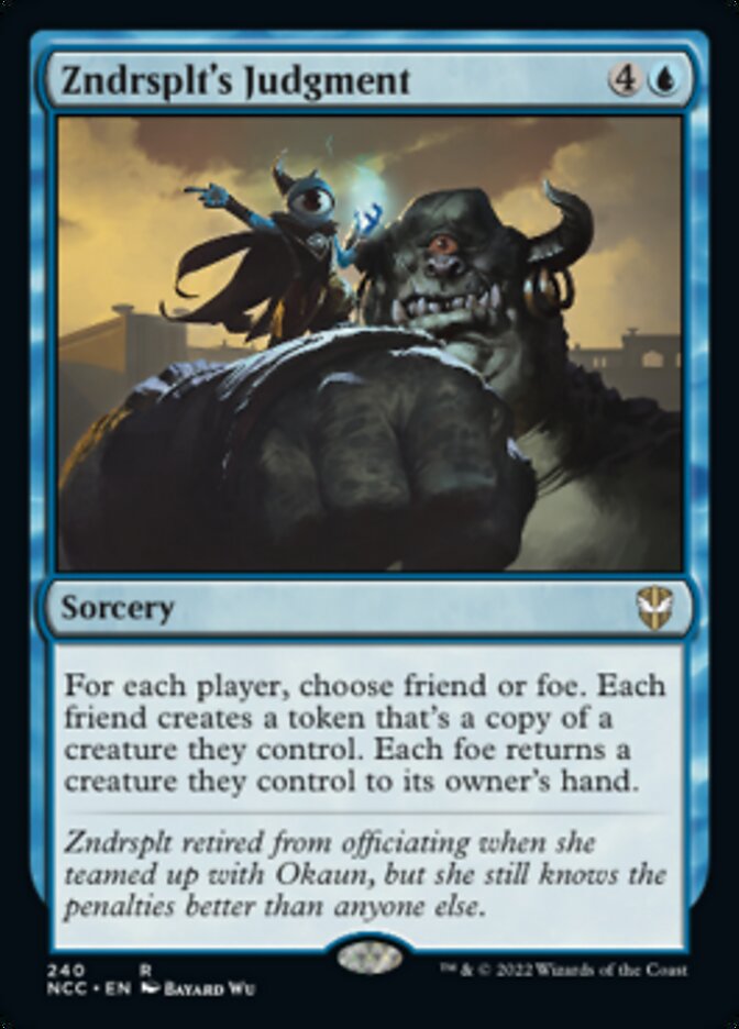 Zndrsplt's Judgment [Streets of New Capenna Commander] | Devastation Store