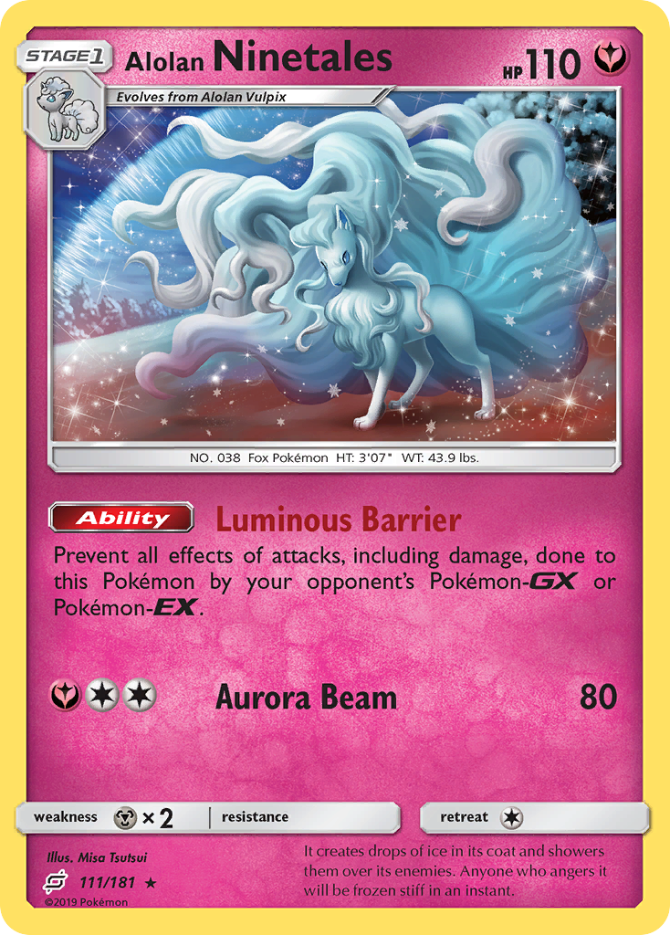 Alolan Ninetales (111/181) [Sun & Moon: Team Up] | Devastation Store