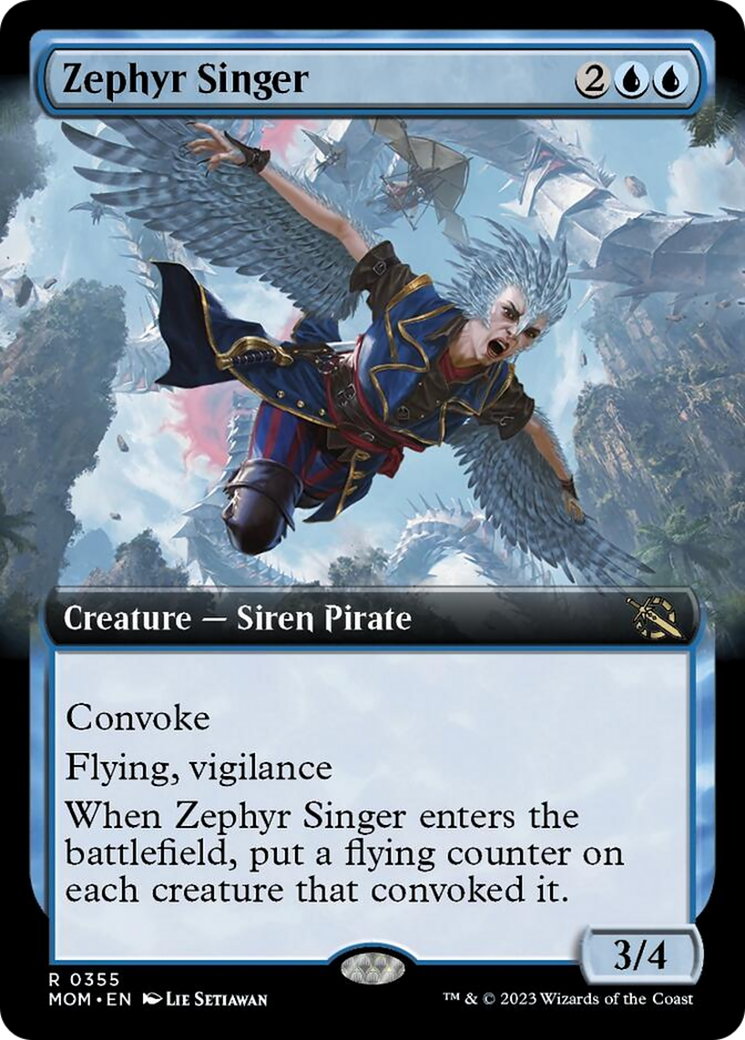 Zephyr Singer (Extended Art) [March of the Machine] | Devastation Store