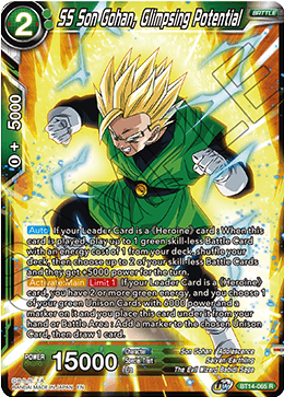 SS Son Gohan, Glimpsing Potential (BT14-065) [Cross Spirits] | Devastation Store