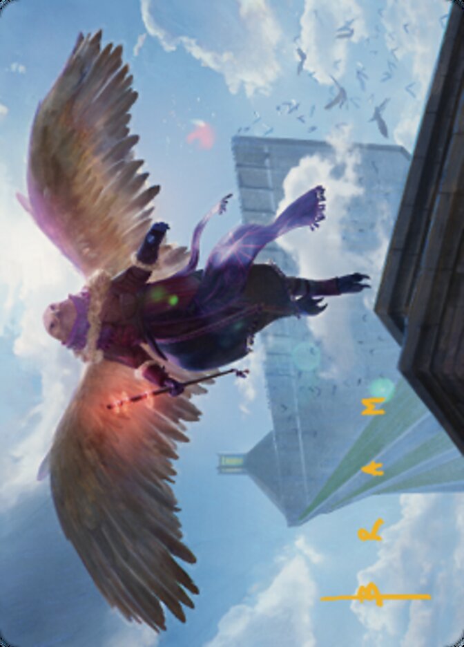 Balmor, Battlemage Captain Art Card 1 (Gold-Stamped Signature) [Dominaria United Art Series] | Devastation Store