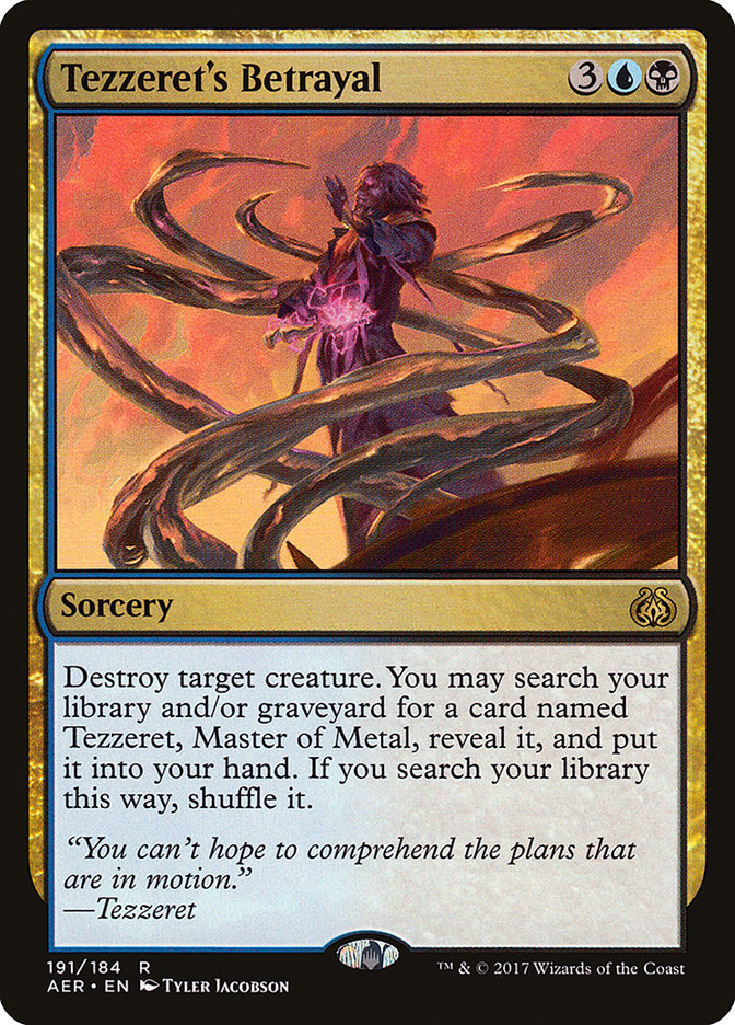 Tezzeret's Betrayal [Aether Revolt] | Devastation Store