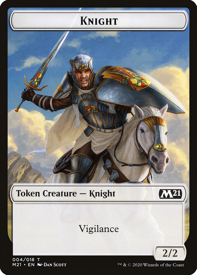 Knight [Core Set 2021 Tokens] | Devastation Store