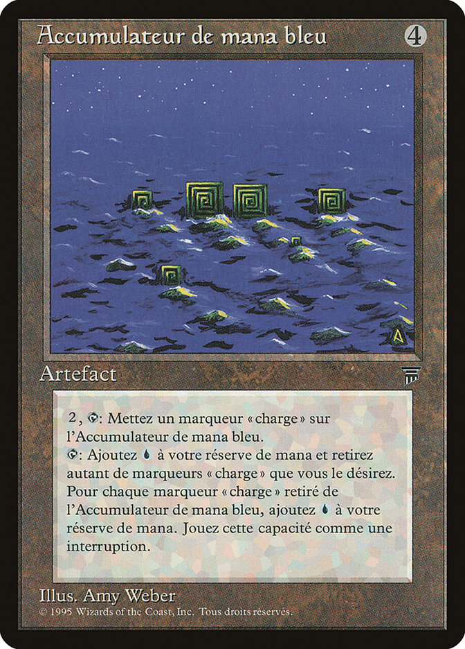 Blue Mana Battery (French) - "Accumulateur de mana bleu" [Renaissance] | Devastation Store