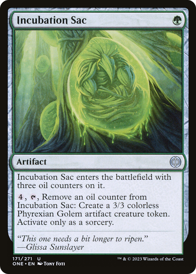 Incubation Sac [Phyrexia: All Will Be One] | Devastation Store
