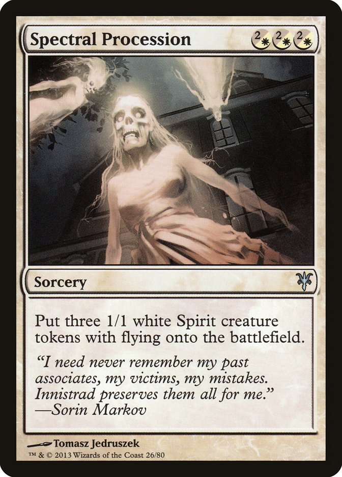 Spectral Procession [Duel Decks: Sorin vs. Tibalt] - Devastation Store | Devastation Store