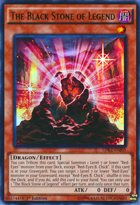 The Black Stone of Legend [LDK2-ENJ05] Ultra Rare | Devastation Store