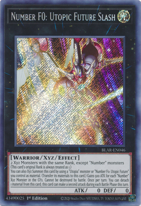 Number F0: Utopic Future Slash [BLAR-EN046] Secret Rare | Devastation Store