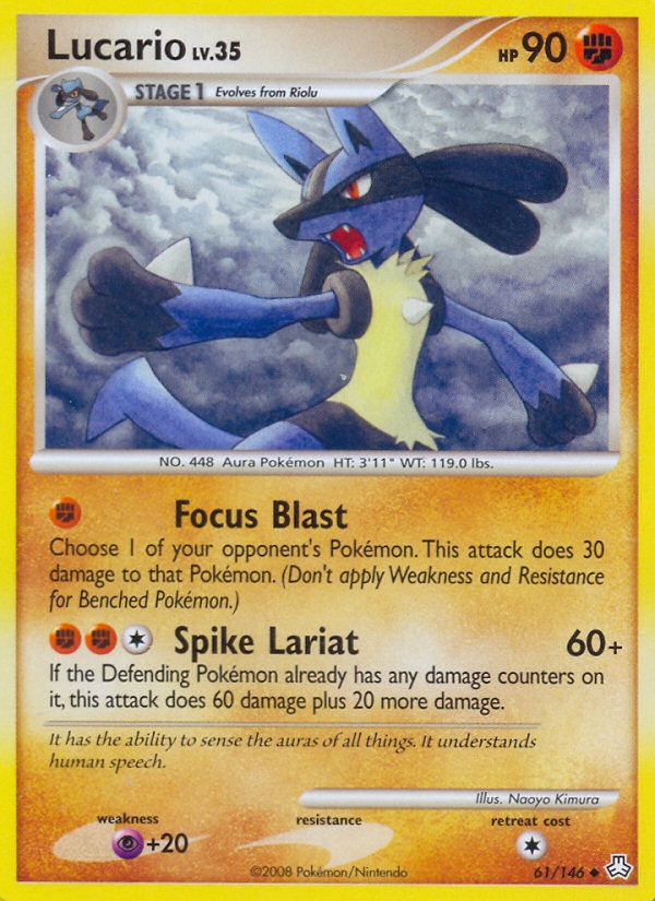 Lucario (61/146) [Diamond & Pearl: Legends Awakened] | Devastation Store