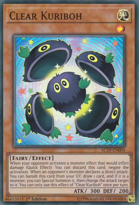 Clear Kuriboh [AC19-EN004] Super Rare | Devastation Store