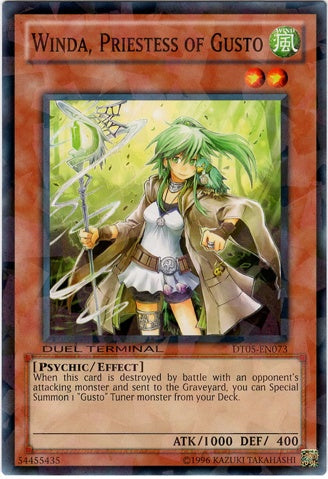 Winda, Priestess of Gusto [DT05-EN073] Common | Devastation Store