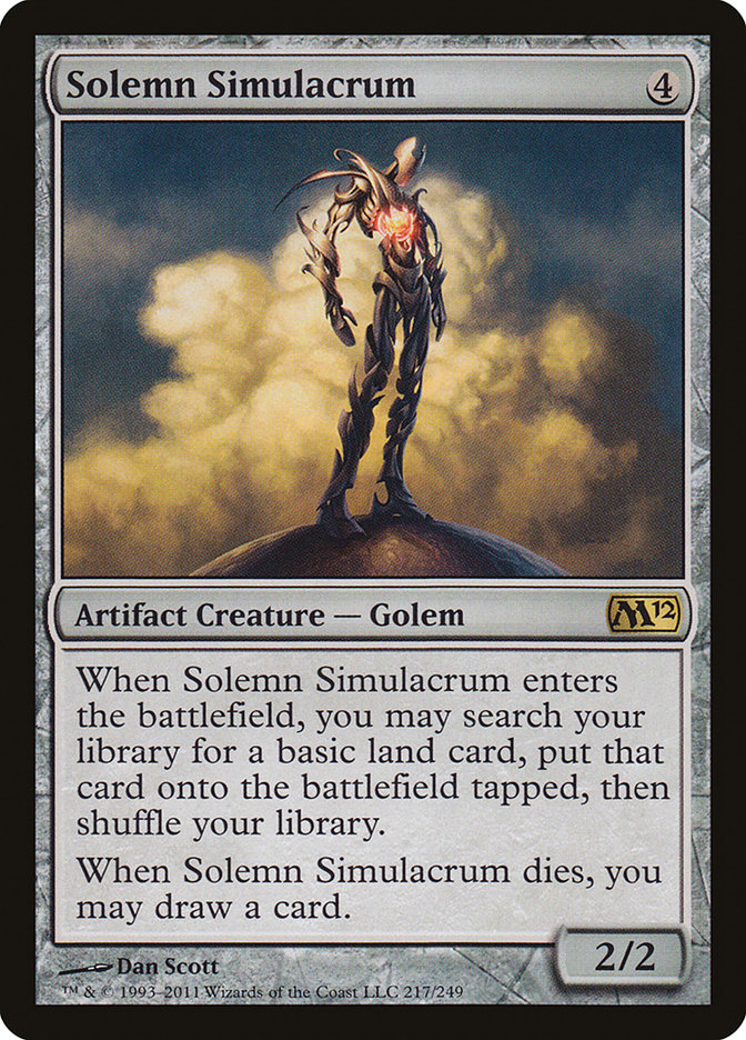 Solemn Simulacrum [Magic 2012] - Devastation Store | Devastation Store
