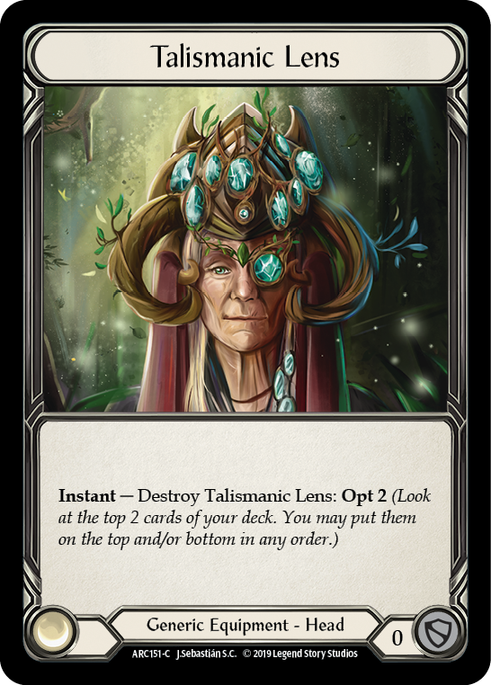 Talismanic Lens [ARC151-C] 1st Edition Normal - Devastation Store | Devastation Store