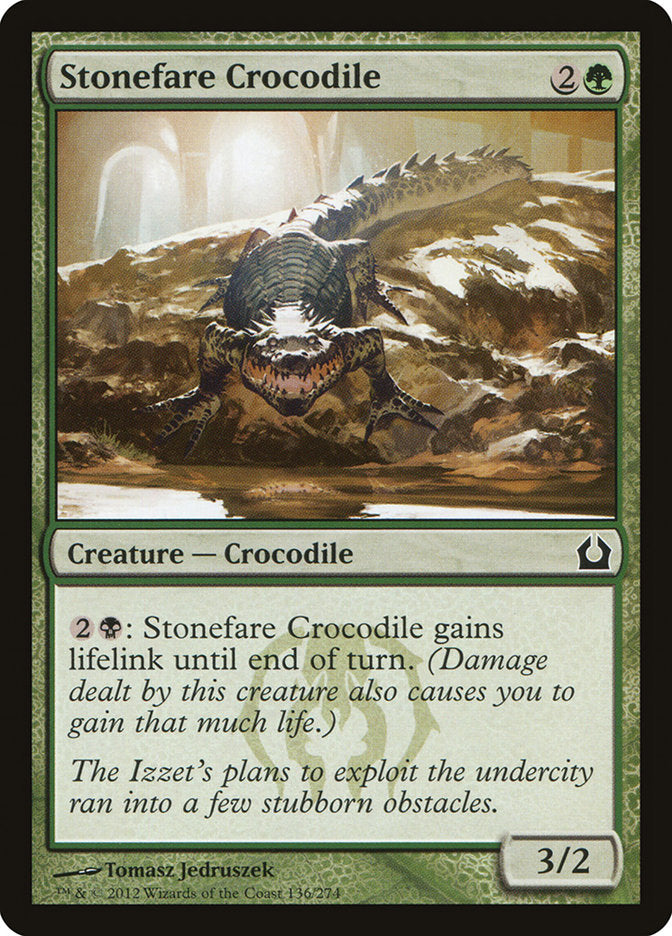 Stonefare Crocodile [Return to Ravnica] | Devastation Store