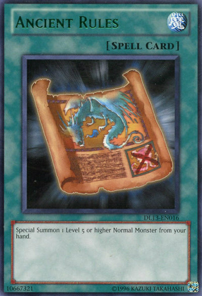 Ancient Rules (Green) [DL13-EN016] Rare | Devastation Store