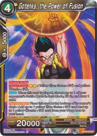 Gotenks, the Power of Fusion [BT10-112] | Devastation Store