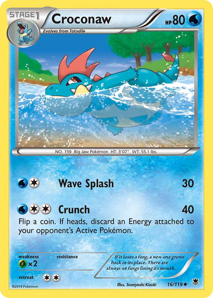 Croconaw (16/119) [XY: Phantom Forces] | Devastation Store