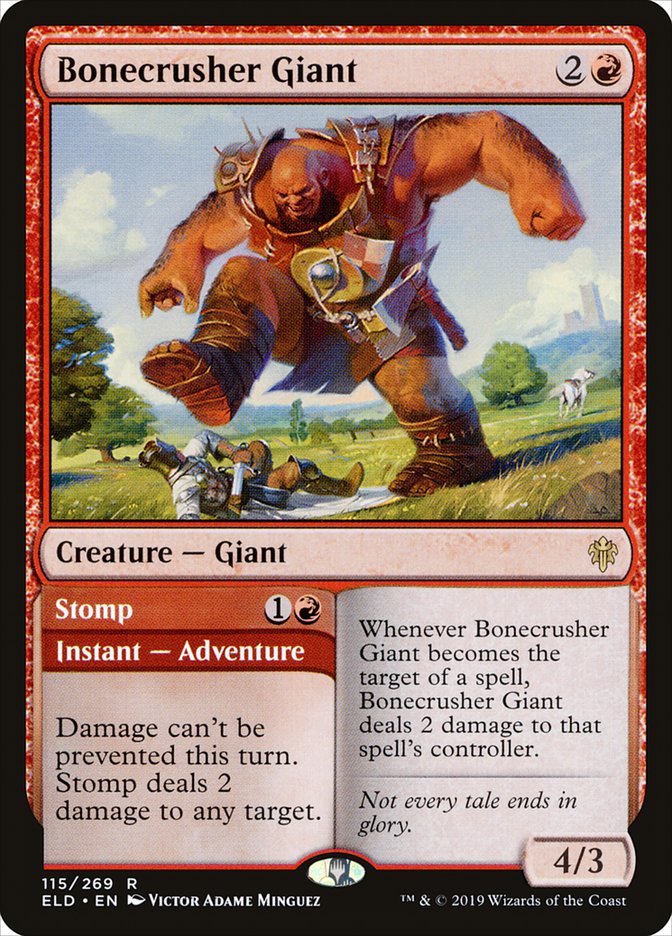 Bonecrusher Giant // Stomp [Throne of Eldraine] | Devastation Store