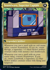 Soundwave, Sonic Spy // Soundwave, Superior Captain [Transformers] | Devastation Store