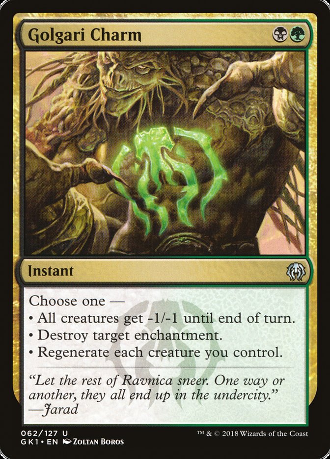Golgari Charm [Guilds of Ravnica Guild Kit] | Devastation Store